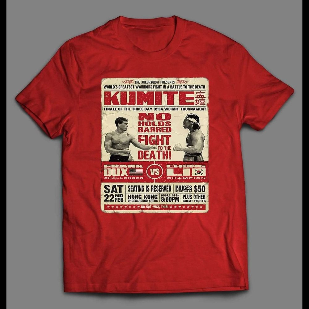 Kumite Fight Poster Dux VS Li Shirt